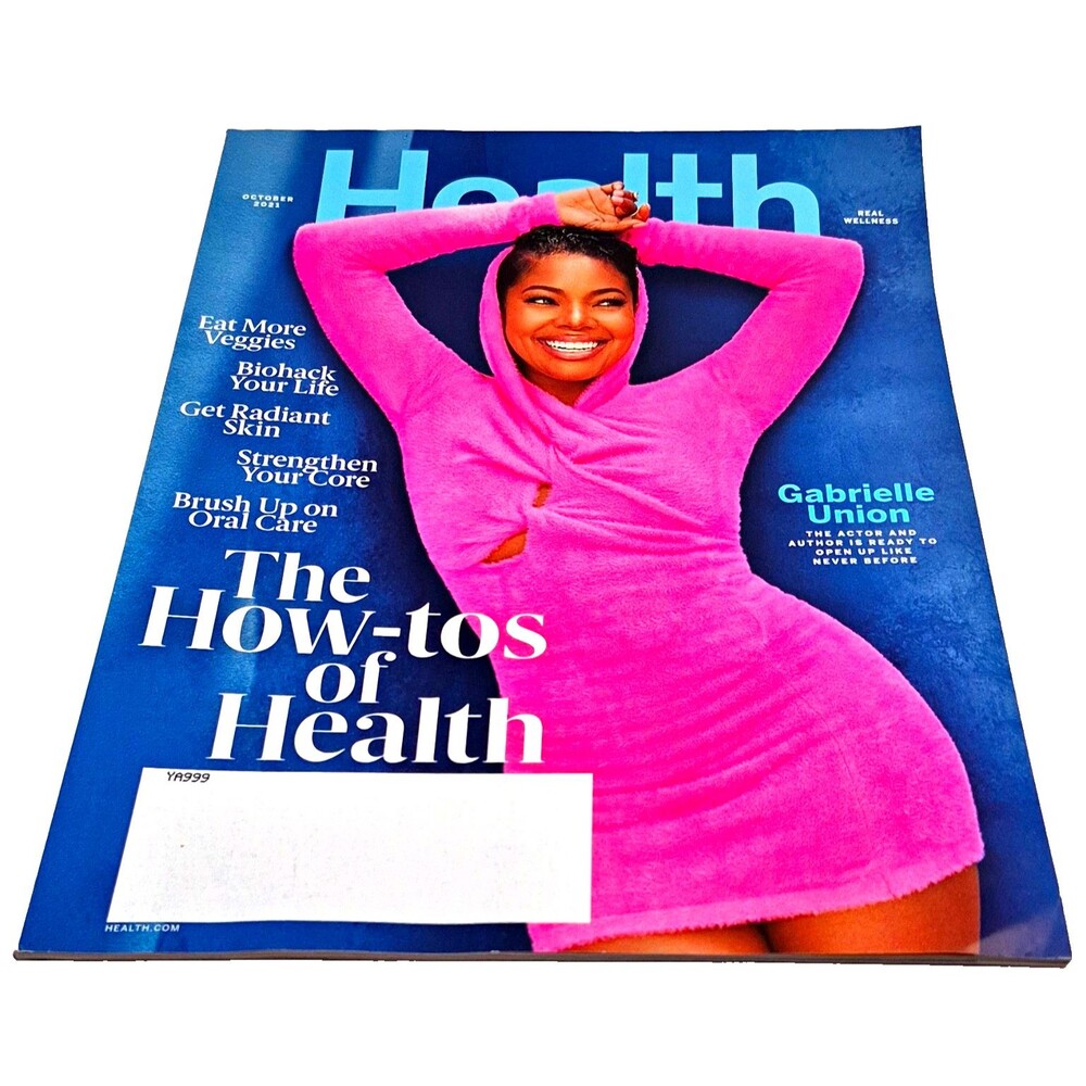Health Magazine October 2021 - Gabrielle Union Cover - Illustrated